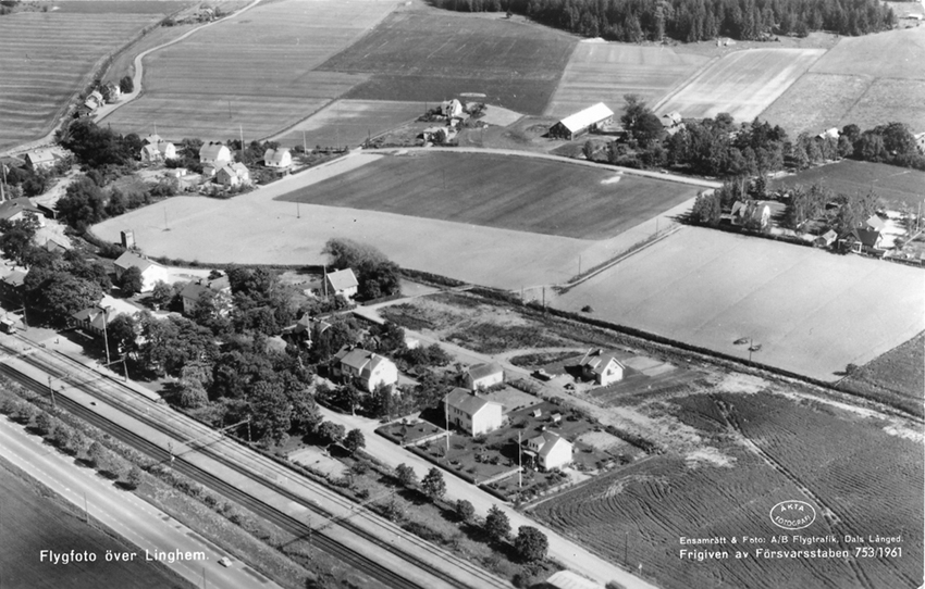 Flygbild �ver Linghem.