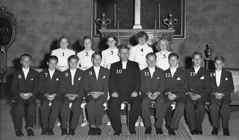 Konfirmander 1963.