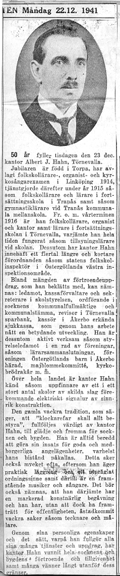 Hahn 50 &aring;r
